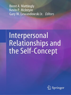 cover image of Interpersonal Relationships and the Self-Concept